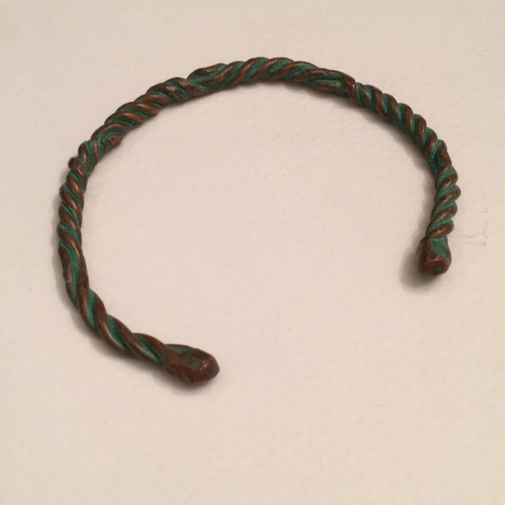 Copper arm cuff
